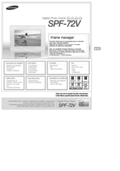 Samsung SPF-72V User Manual (user Manual) (ver.1.0) (Spanish)