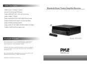 Pyle PT684BT User Guide