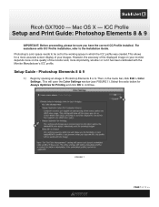 Ricoh GX7000 Setup and Print Guide