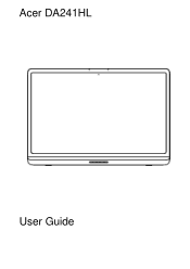 Acer DA241HL User Manual