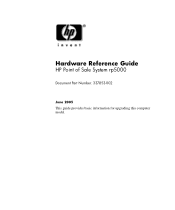 HP Point of Sale rp5000 Hardware Reference Guide (2nd Edition)