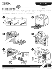 Xerox 6130N Instruction Sheet - Feed Roller Kit