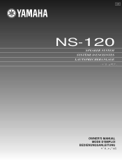 Yamaha NS-120 Owner's Manual