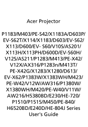 Acer P1515 User Manual (3D)