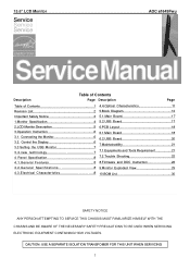 AOC e1649Fwu Service Manual