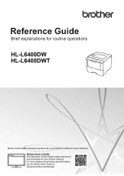 Brother International HL-L6400DWT Reference Guide