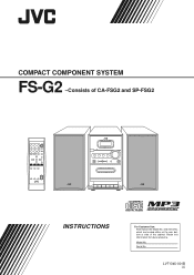 JVC FS-G2 Instruction Manual