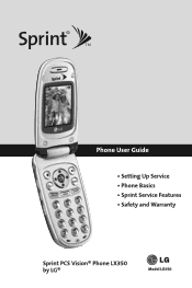 LG LX-350 User Guide