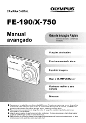 Olympus FE 190 FE-190 Manual Avançado (Português)