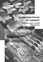 Samsung UF-130DX Macintosh Software Guide