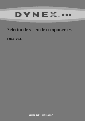Dynex DX-CVS4 User Manual (Spanish)