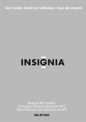 Insignia NS-BT400 User Manual (English)