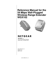 Netgear WGX102 WGX102v2 Reference Manual