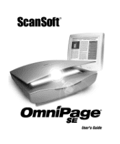 Xerox PE16I OmniPage SE User Guide