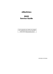 eMachines D620 Service Guide