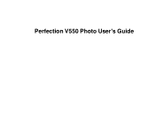 Epson Perfection V550 Photo User Manual
