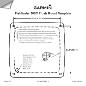 Garmin Fishfinder 300C Template
