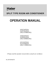 Haier HSU-09RB03 User Manual