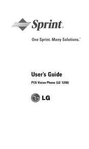 LG LX5350 User Guide