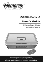 Memorex MI4004BLK User Manual