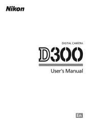 Nikon D300 D300 User's Manual