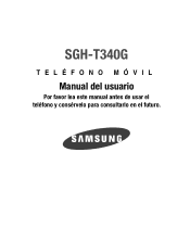 Samsung SGH-T340G User Manual (user Manual) (ver.f7) (Spanish)