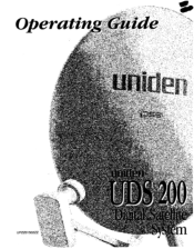 Uniden UDS200 English Owners Manual