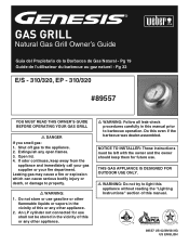 Weber Genesis S-310 NG Owner Manual