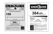 Whirlpool WRT571SMYF Energy Guide