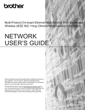 Brother International MFC 495CW Network Users Manual - English