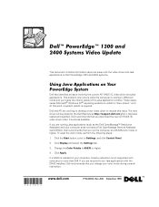 Dell PowerEdge 2400 Video Update