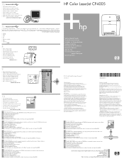 HP CP4005dn HP Color LaserJet CP4005 - (multiple language) Getting Started Guide