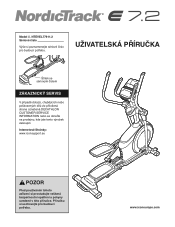 NordicTrack E 7.2 Elliptical Czechoslovakian Manual