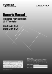 Toshiba 24SL415U User Manual
