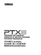 Yamaha PTX8 Owner's Manual (image)