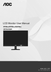 AOC e970Swn User's Manual_e970Swn