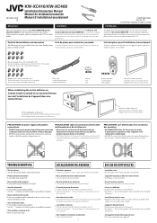JVC KW-XC410 Installation Manual