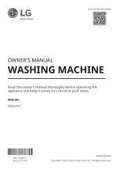 LG WM3470CM Owners Manual