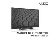 Vizio E280-B1 User Manual (French)