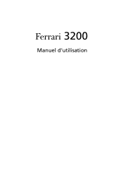 Acer Ferrari 3200 Ferrari 3200 User's Guide FR