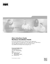 Cisco CISCO2811-AC-IP Hardware Installation Guide