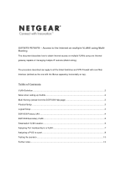 Netgear GS724Tv1 Shared access to the Internet for multiple VLANs - No routing