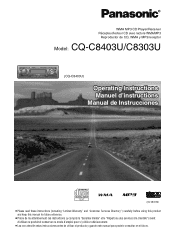Panasonic CQ-C8303U Car Audio - Multi-lang.