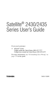 Toshiba Satellite 2435-S256 User Guide