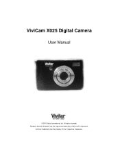 Vivitar X025 Camera Manual