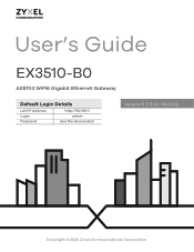 ZyXEL EX3510 User Guide