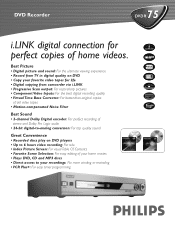 Philips DVDR75 Leaflet