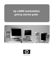 HP Workstation x4000 hp workstation x4000 - Getting Started Guide and Warranty (English)