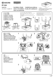 Kyocera FS-C5150DN PF-520 Installation Instructions Rev-1