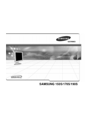 Samsung 170S User Manual (user Manual) (ver.1.0) (English)